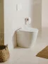 Roca Ona falra tolható álló WC csésze 36x53 cm vario kifolyóval, Rimless, fehér A347687000
