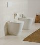 Roca Ona falra tolható álló WC csésze 36x53 cm vario kifolyóval, Rimless, fehér A347687000