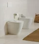 Roca Ona falra tolható álló WC csésze 36x53 cm vario kifolyóval, Rimless, fehér A347687000