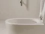 Roca Ona falra tolható álló WC csésze 36x53 cm vario kifolyóval, Rimless, fehér A347687000