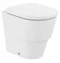 Roca Tura álló Rimless kerámia WC csésze 36x50 cm, vario kifolyással, matt fehér A347697620