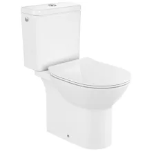   Roca Debba kompakt WC csésze hátsó bekötéssel és Duroplast ülőkével, fehér A34D995000
