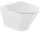 Roca The Gap Round mélyöblítésű Rimless fali WC 35x54 cm, Soft-Close vékony ülőkével csomagban, fehér A34H0N5001