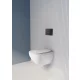 Roca Hebe perem nélküli fali WC csésze 36,2x52 cm, Soft Close vékony ülőkével, fehér A34H138000