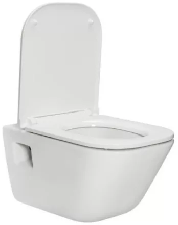 Roca The Gap fali WC csésze, Slim SoftClose WC ülőkével, Csomagban A34H47A000 (PACK)