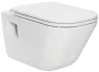 Roca The Gap fali WC csésze, Slim SoftClose WC ülőkével, Csomagban A34H47A000 (PACK)