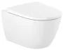 Roca Ona perem nélküli fali WC csésze 36x53 cm, Soft-Close ülőkével, fehér A34H688000