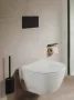Roca Ona Kompakt perem nélküli fali WC csésze 36x48 cm, Soft-Close ülőkével, fehér A34H689000