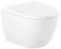 Roca Ona Kompakt perem nélküli fali WC csésze 36x48 cm, Soft-Close ülőkével, fehér A34H689000