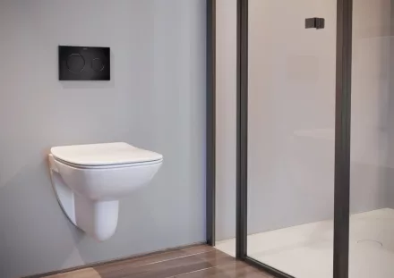 Roca Debba Square Fali kerámia WC csésze Rimless, lágyan záródó ülőkével, fehér A34H993000