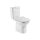 Roca Debba Square hátsó kifolyású Monoblokk WC csésze Rimless, tartállyal és Soft Close ülőkével A34P9D0000