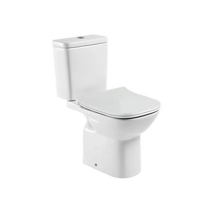 Roca Debba Square hátsó kifolyású Monoblokk WC csésze Rimless, tartállyal és Soft Close ülőkével A34P9D0000