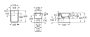 Roca Inspira Square fali bidé csésze A357535000