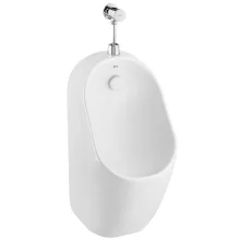   Roca Proton Rimless felső bekötésű vizelde, szifonnal és rögzítővel A3590J2000