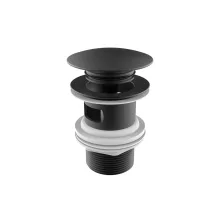   Roca Aqua univerzális click-clack leeresztőszelep 65 mm, matt fekete A5054015NB
