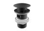 Roca Aqua univerzális click-clack leeresztőszelep 65 mm, matt fekete A5054015NB