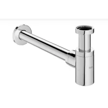   Roca Aqua Dekoratív szifon Mini mosdóhoz, EverShine bevonattal, króm A506406400