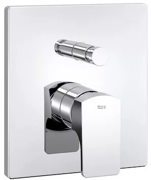 Roca L90 falba építhető kád, vagy zuhany keverőcsaptelep, automata zuhanyváltóval, króm A5A0B01C00