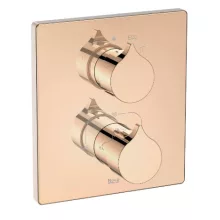   Roca Insignia falba építhető 2 fogyasztós termosztátos csaptelep Evershine bevonattal Rose Arany A5A0C3ARG0