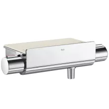   Roca T-2000 termosztátos zuhanycsaptelep polccal, króm A5A2A88C00