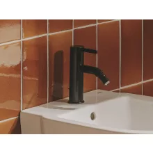   Roca Ona bidé csaptelep automata leeresztővel, matt fekete A5A609ENB0