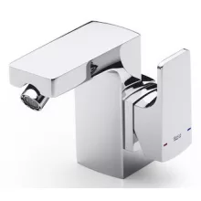   Roca L90 bidé csaptelep oldalsó karral és automata leeresztővel, króm A5A6301C00