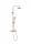 Roca Even T-Round termosztátos zuhanyrendszer Evershine bevonattal, rose arany A5A9A2ERG2