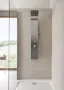 Roca Essential termosztátos hidromasszázs zuhanypanel, króm A5A9A8BC00