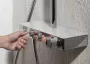 Roca Index-T Switch termosztátos zuhanyrendszer 3 funkciós kézizuhannyal és polccal, króm A5A9I09C00