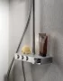 Roca Index-T Switch termosztátos zuhanyrendszer polccal, króm A5A9J09C00