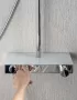 Roca Index-T Switch termosztátos zuhanyrendszer polccal, króm A5A9J09C00