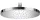 Roca RainSense kerek fejzuhany 254x254 mm fejzuhany, króm A5B2250C00