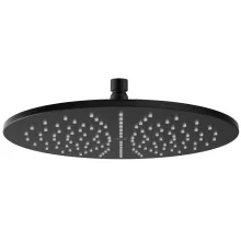   Roca Rainsense kerek fejzuhany 300x300 Szálcsiszolt Titánium Fekete A5B3950NM0