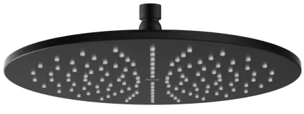 Roca Rainsense kerek fejzuhany 300x300 Szálcsiszolt Titánium Fekete A5B3950NM0