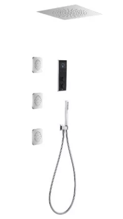 Roca Smart Shower termosztátos elektronikus zuhanyrendszer, króm A5D124AC00