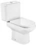 Roca Dama Retro WC ülőke műanyag zsanérokkal, fehér A801327004
