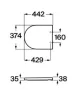 Roca Inspira Round Soft Close WC ülőke matt fehér A80152262B