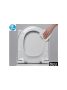 Roca Inspira Round WC ülőke lecsapódásgátlóval Gyöngy szín A80152263B