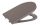 Roca Inspira Round Soft Close WC ülőke Kávé szín A80152266B