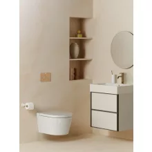   Roca Inspira Round kompakt Supralit WC ülőke fehér A80152C00B
