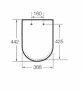 Roca Inspira Square Soft-Close WC ülőke és fedél Bézs A80153265B