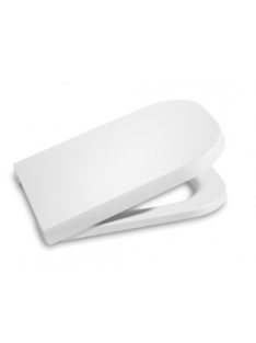   Roca The Gap kompakt Soft Close WC ülőke és fedél, rozsdamentes acél zsanérokkal, fehér A80173200B