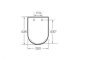 Roca Debba Round Supralit WC ülőke, Soft Close, fehér A801B2200B