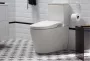 Roca Inspira In-Wash Round Rimless monoblokkos Smart WC csésze 39x68 bidéfunkciós ülőkével A80306L001