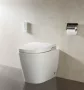 Roca In -Tank Inspira Round álló WC csésze, Vortex öblítés, Rimless, intelligens ülőkével, fehér A803095001
