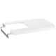 Roca Inspira szögletes Soft-Close bidé fedél, fehér A80653200B