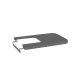 EGYEDI ÁR Roca Inspira szögletes Soft-Close bidé fedél, onyx A80653264B