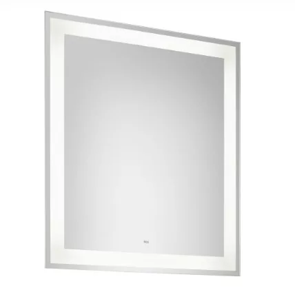 Roca Iridia négyszögletes LED-es tükör 60x70 párásodásgátló rendszerrel
