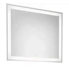   Roca Iridia négyszögletes LED-es tükör 80x70 párásodásgátló rendszerrel A812341000