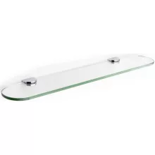   Roca Hotels 2.0 fali üvegpolc 600 mm krómozott konzolokkal A816372001